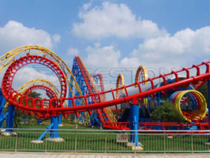 4-loop Roller Coaster ride manufactuere and supplier