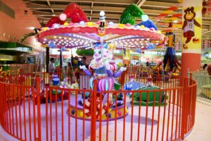 clown flying chair ride for sale 01