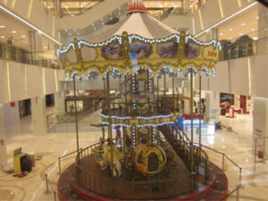 double decker carousel ride