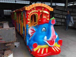elephant trackless train ride for sale 04
