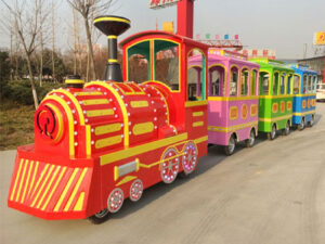 vintage trackless train ride for sale 01