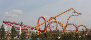 6 loop roller coaster ride manufacturer and supplier