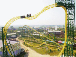 Magic ring roller coaster ride