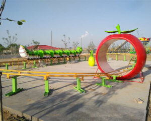 Beston worm roller coaster installation in Nigeria