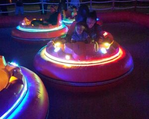 inflatable bumper car from Nigeria Client