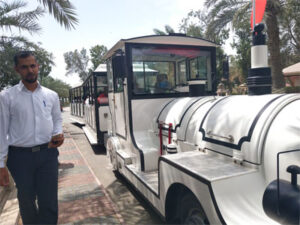 Beston electric tourist trackless train ride for sale 04