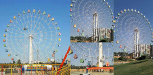 Beston 50 m ferris wheel ride Installation in Pakistan