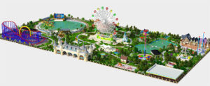 3D amusement park project design