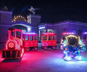 Beston Trackless Train Rides In Uzbekistan