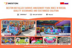 Beston amusement park rides in Russia