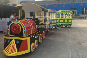 Beston Trackless Train In Ukraine