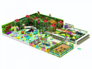 Jungle theme soft playground equipment for sale
