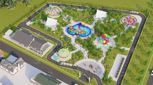 Suburban leisure amusement park