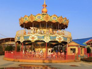Beston Double Decker Carousel Rides For Sale