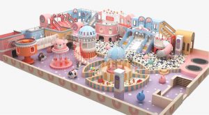 Macaron indoor soft playground equipments for sale