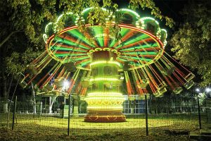 24 Seats Flying Chair In Amusement Park Of Saudi Arabia