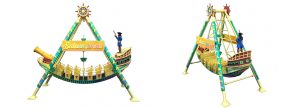 Beston customized pirate ship rides for sale