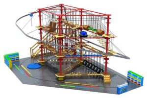 zipline for indoor playground equipment