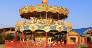 double decker carousel rides for sale