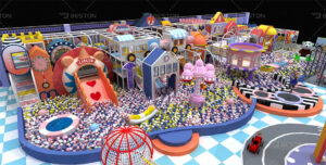 Indoor soft playground equipment price in Indonesia