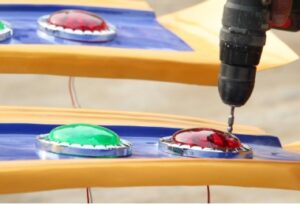 light for carousel rides