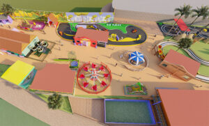 outdoor amusement park project in Indonesia (2)