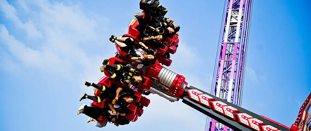 Beston client ride on pendulum rides