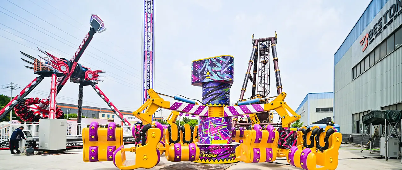 amusement park rides in BestonRides Factory
