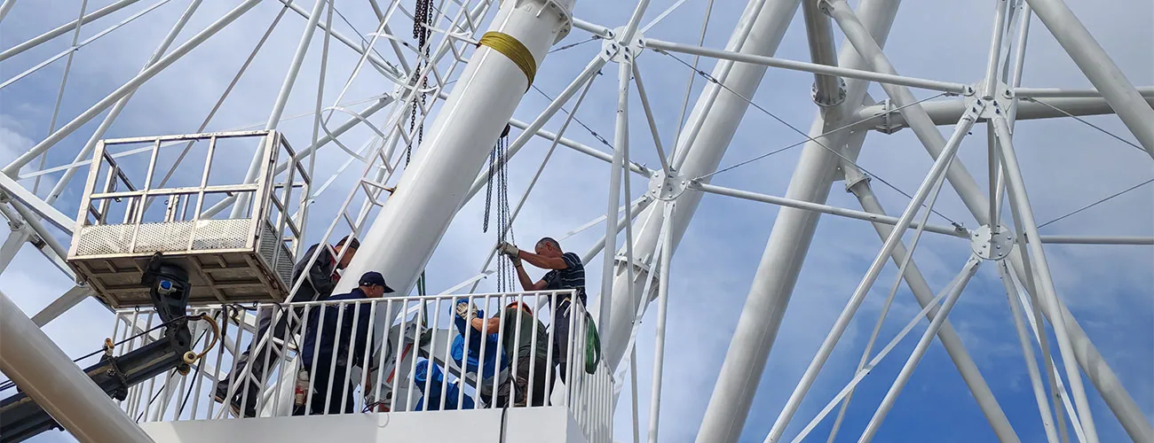 50m ferris wheel in Kazakhstan